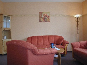 Ferienwohnung Backbord - Wohnzimmer